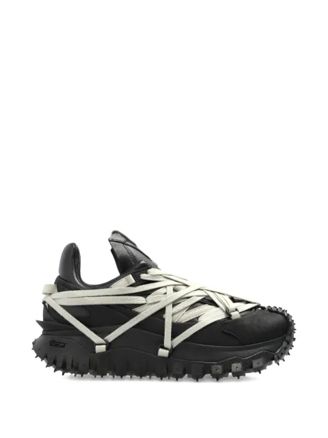 Moncler + Rick Owens Trailgrip Megalace laced spiky sneakers