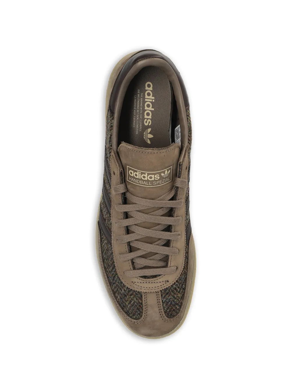 adidas Handball Spezial striped panelled sneakers Bruin