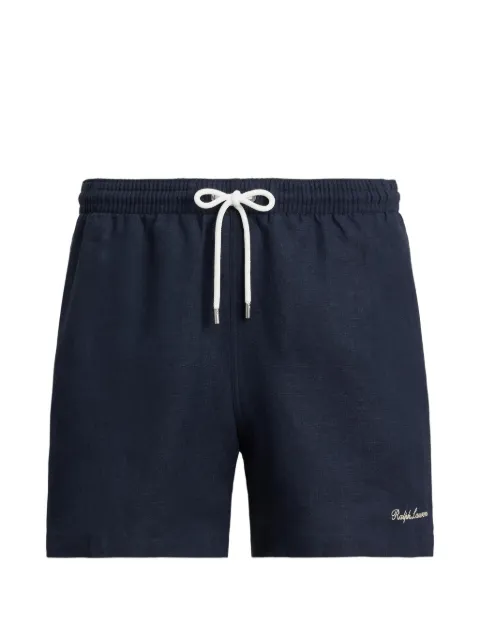 Ralph Lauren Purple Label Amalfi linen swim shorts