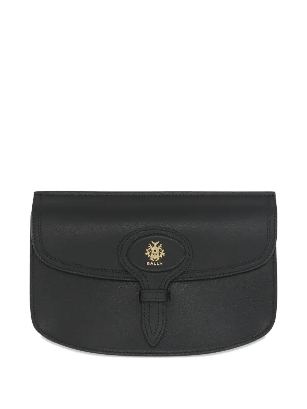 Bally Logo-plaque Cross Body Bag in Black