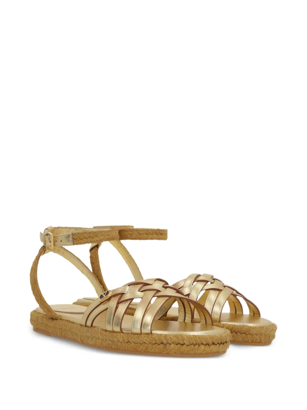 Valentino Garavani VLogo Signature espadrilles Goud
