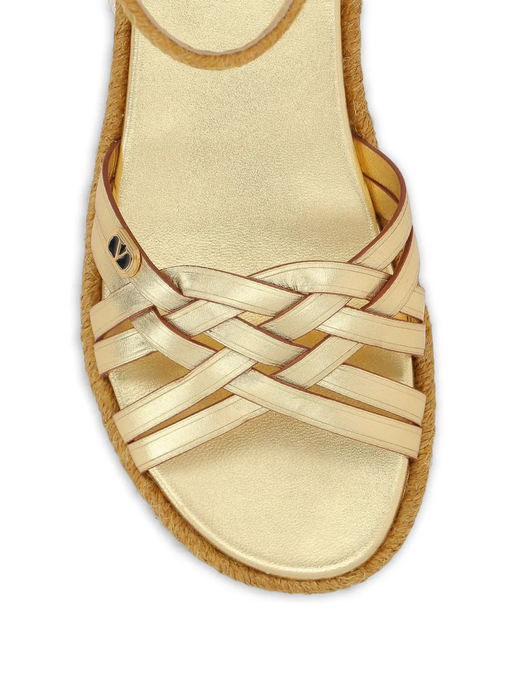 Valentino Garavani VLogo Signature espadrilles Goud