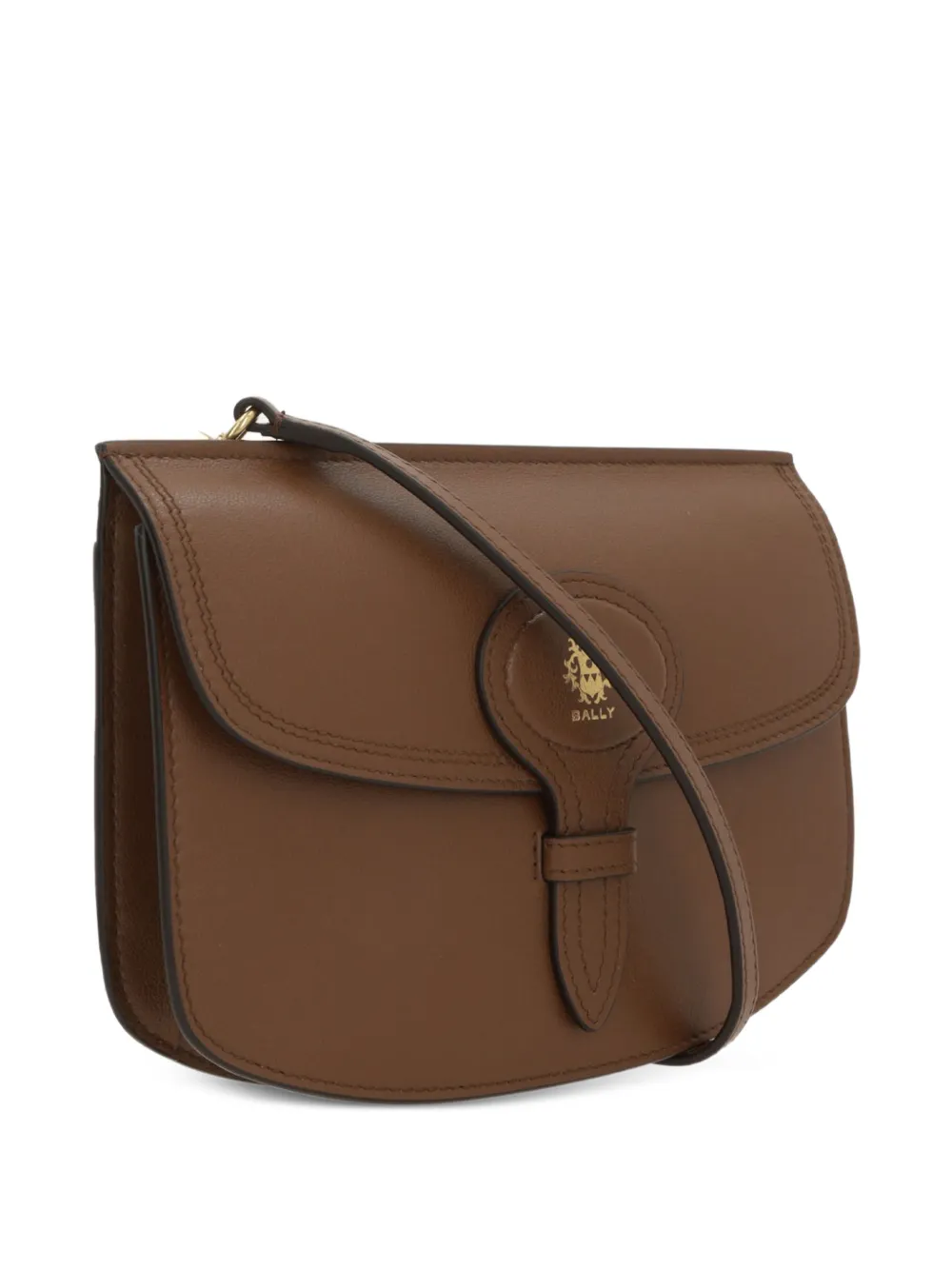  Bally Logo-plaque Cross Body Bag - Brown 