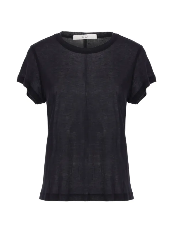 Co Rolled T-shirt in Black