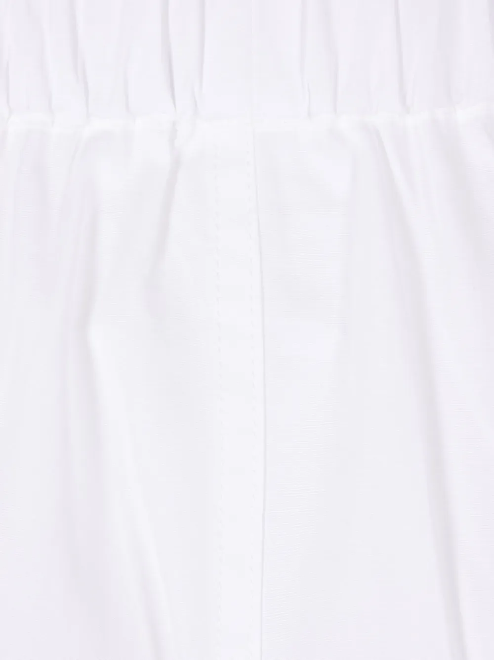  Co Button-fastening Midi Skirt - White 