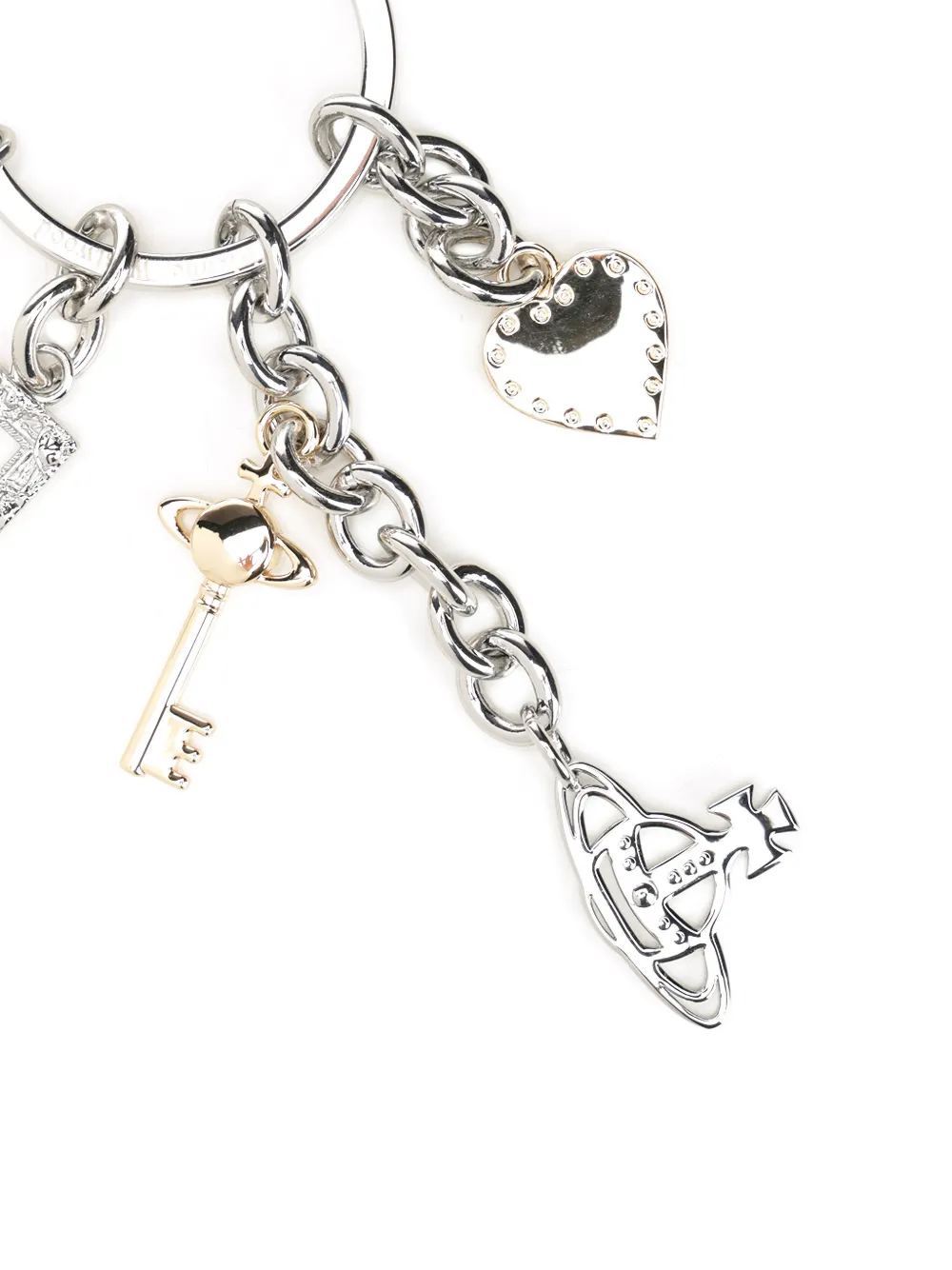 Vivienne Westwood Sleutelhanger met bedel Zilver