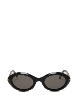 Gucci ホースビット オーバルフレーム サングラス | ブラック