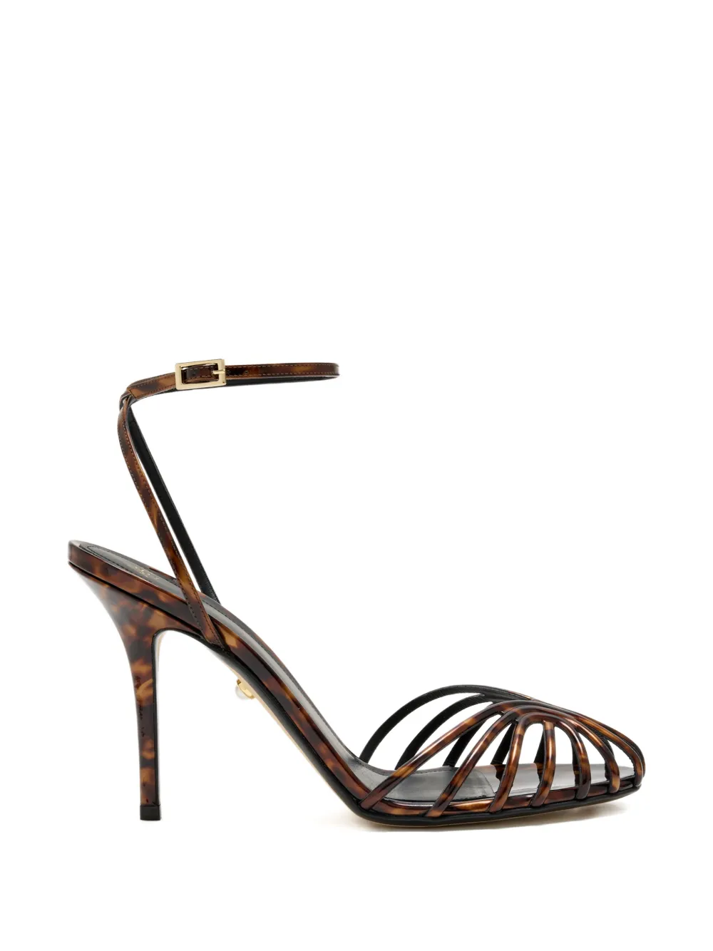 Alevì 95mm Blake heeled sandals - Marrone