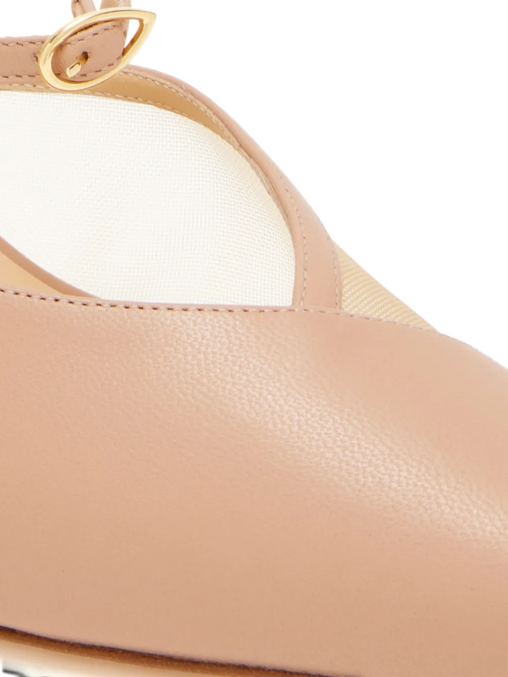 Jennifer Chamandi 65mm Mattia heeled pumps Beige