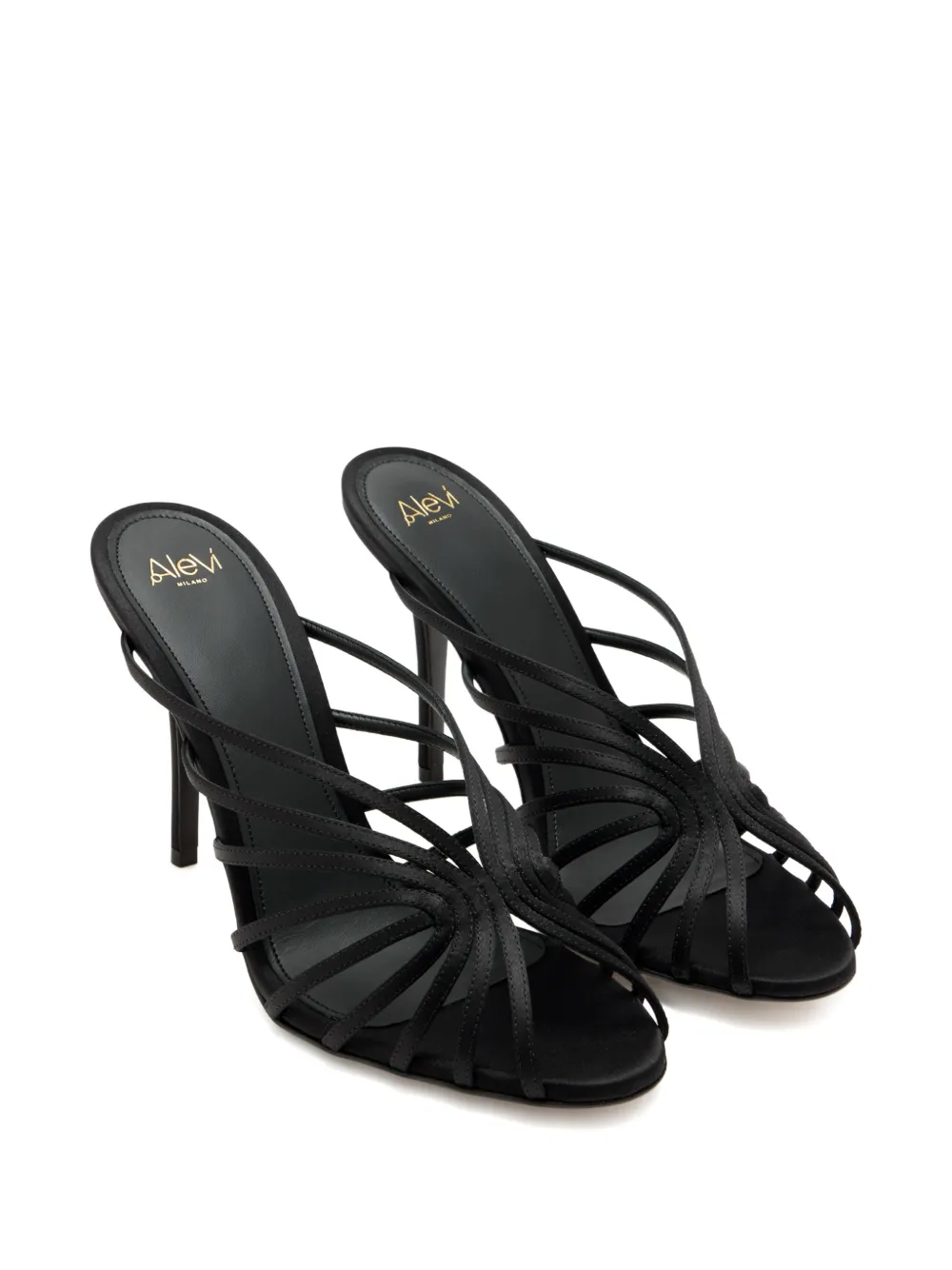 Alevì 95 mm Diana sandalen met hak Zwart