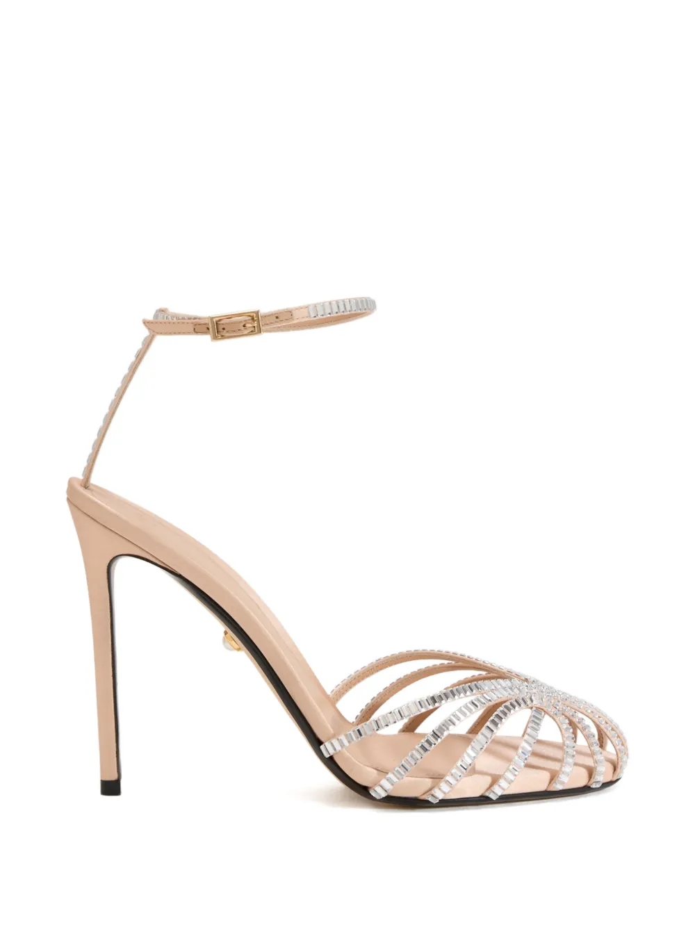 Alevì 110mm Penelope Kim heeled sandals - Toni neutri