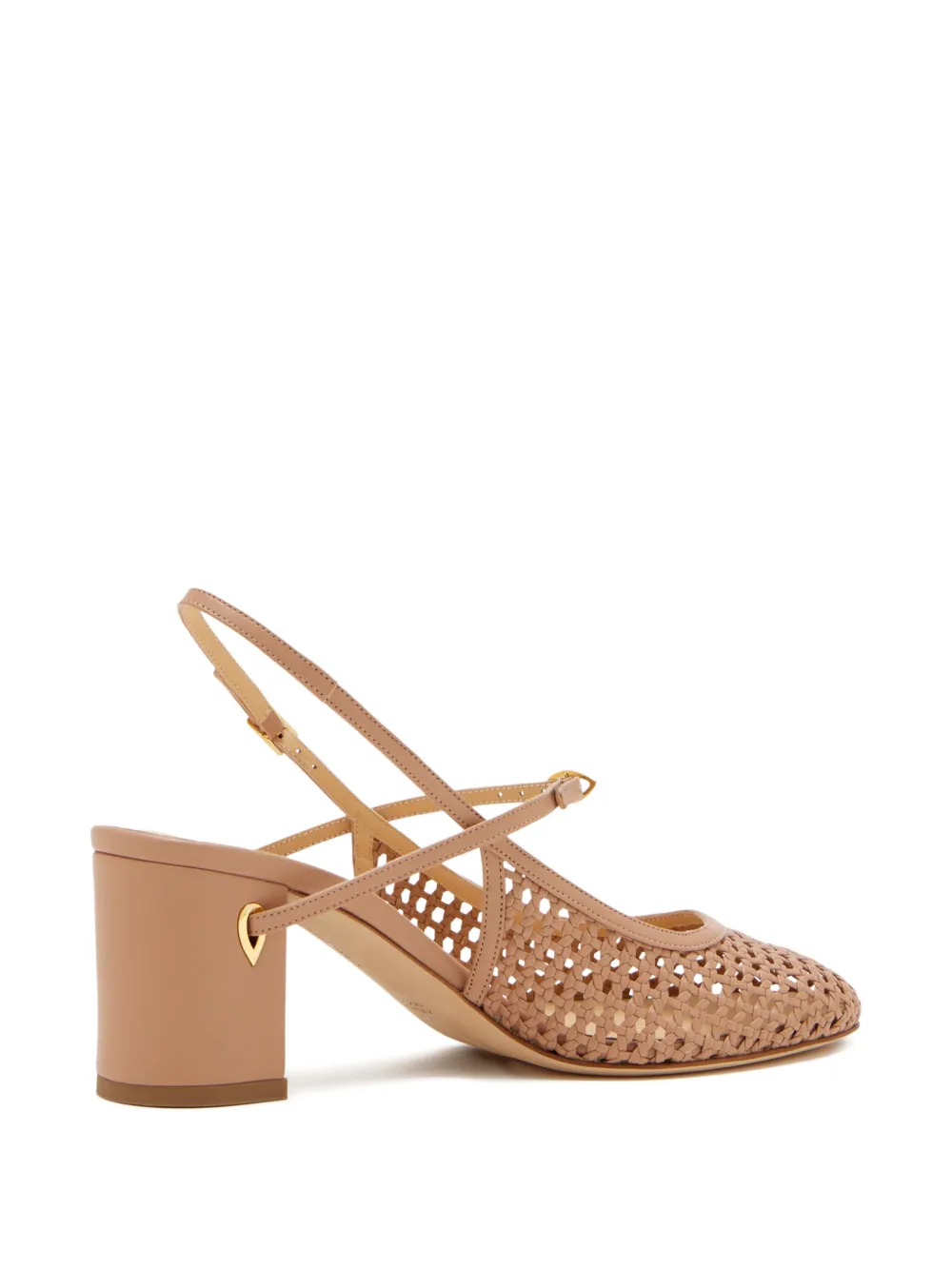 Jennifer Chamandi 65 mm Mattia pumps met hak Beige