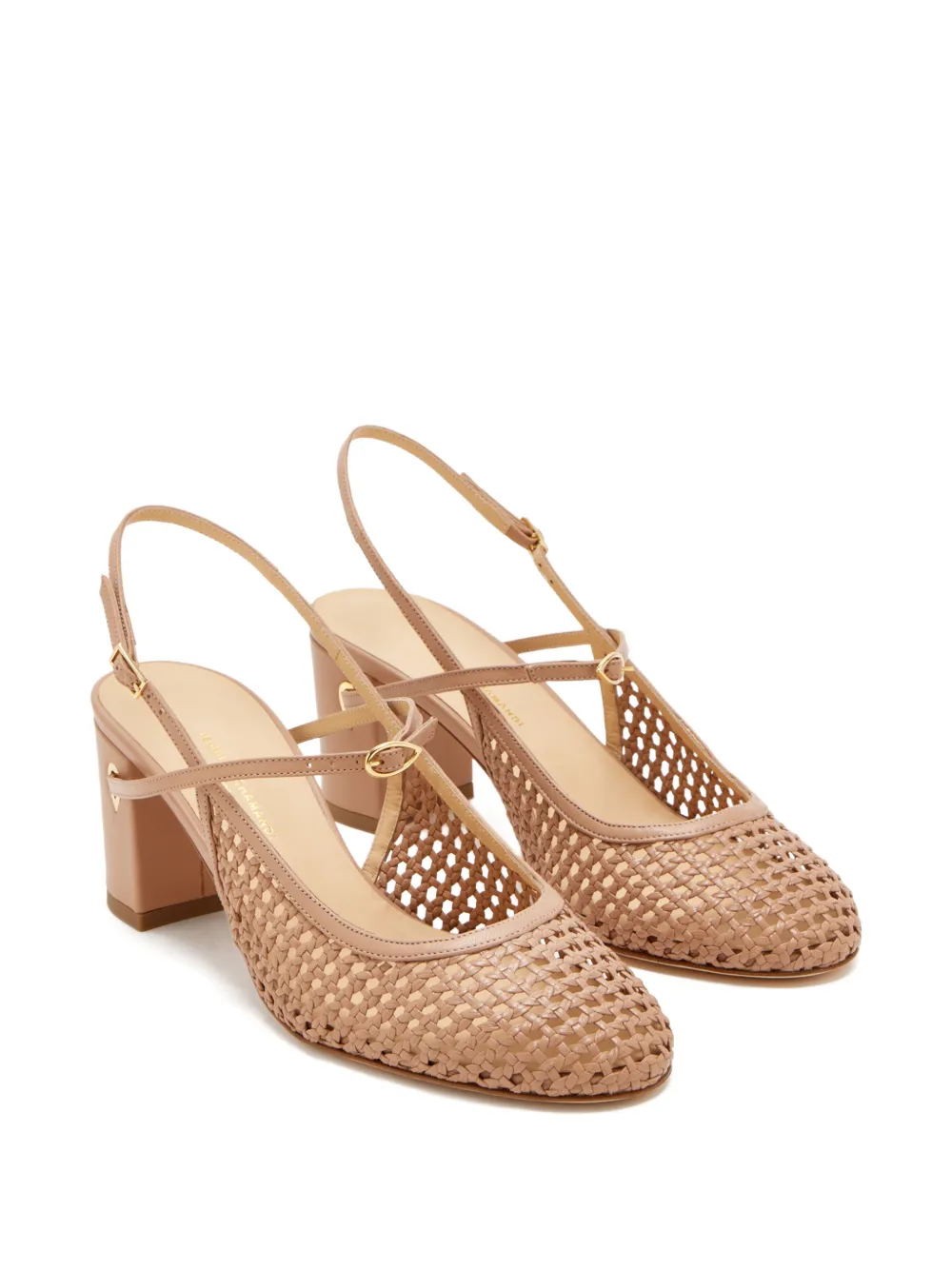 Jennifer Chamandi 65 mm Mattia pumps met hak Beige