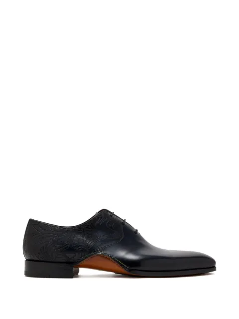 Magnanni embossed derby shoes