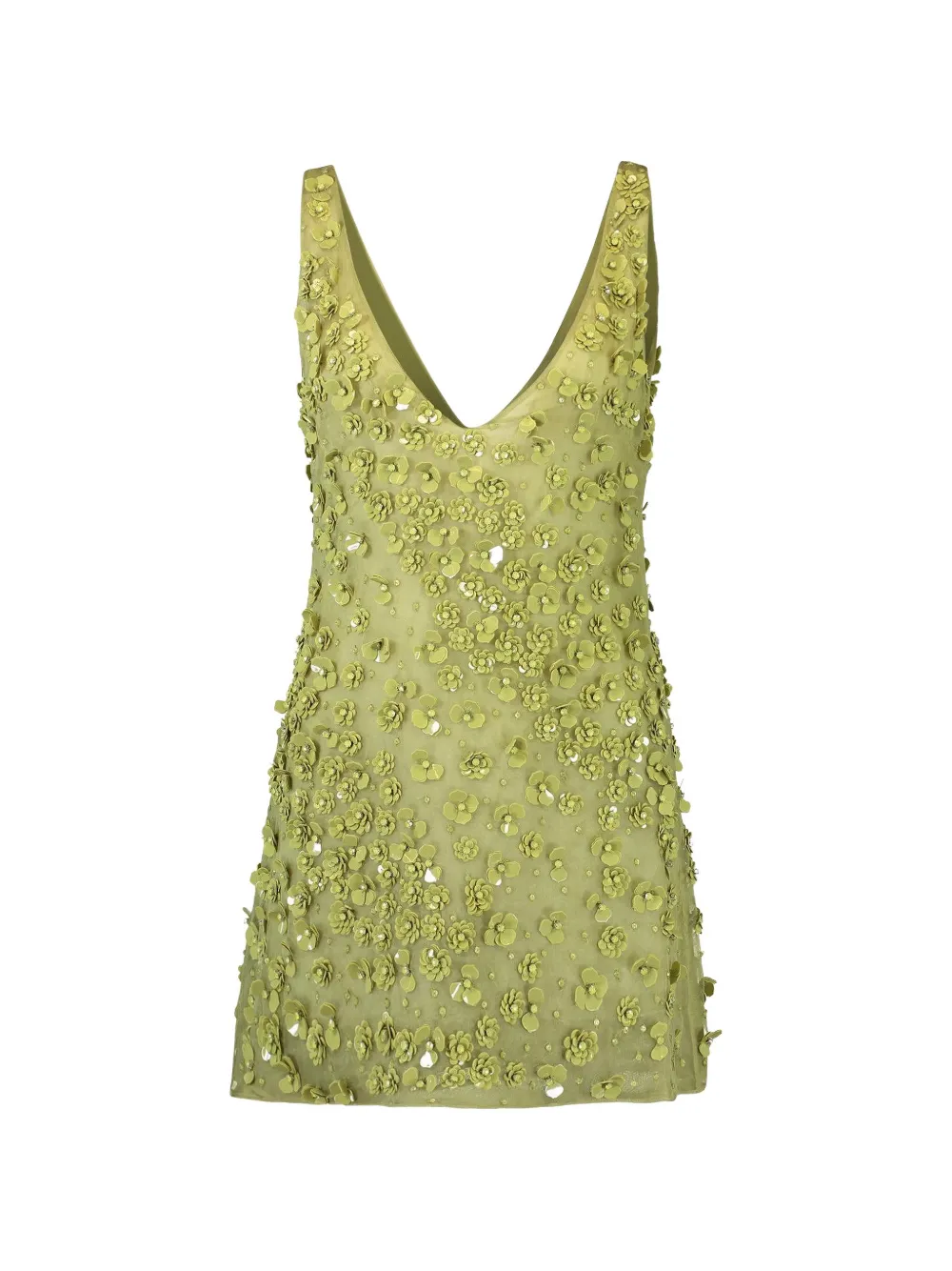 Cult Gaia Sapphira sequin-embellished mini dress - Verde