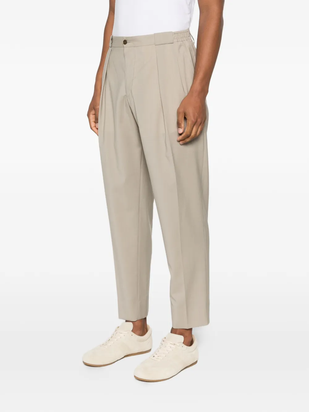 Briglia 1949 Portobello geplooide broek Beige