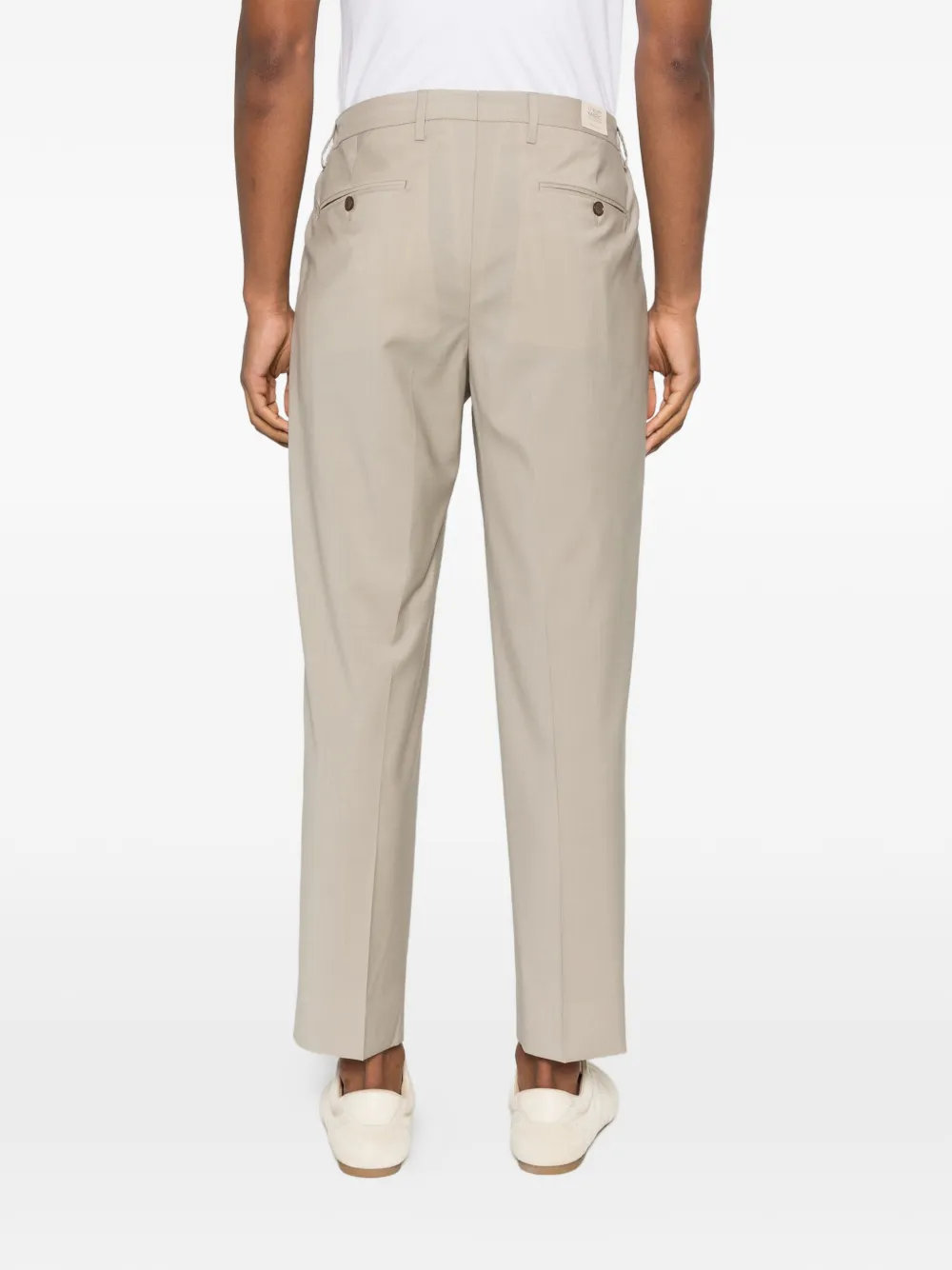Briglia 1949 Portobello geplooide broek Beige