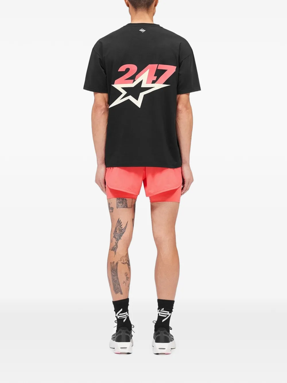 Represent Team 247 Star T-shirt met print Zwart