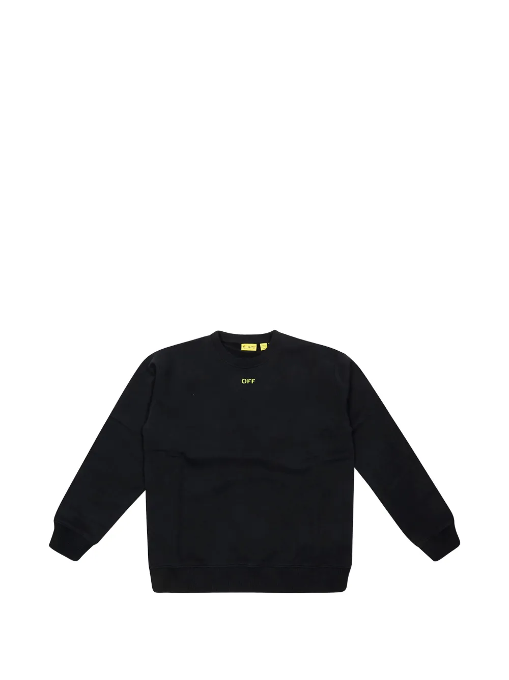Off-White Kids Diagonal-print sweatshirt - Nero