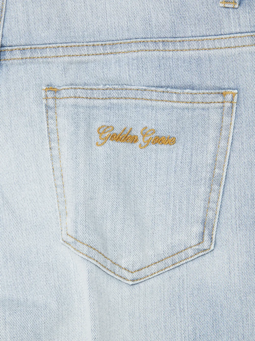  Golden Goose Kids Bootcut Jeans - Blue 