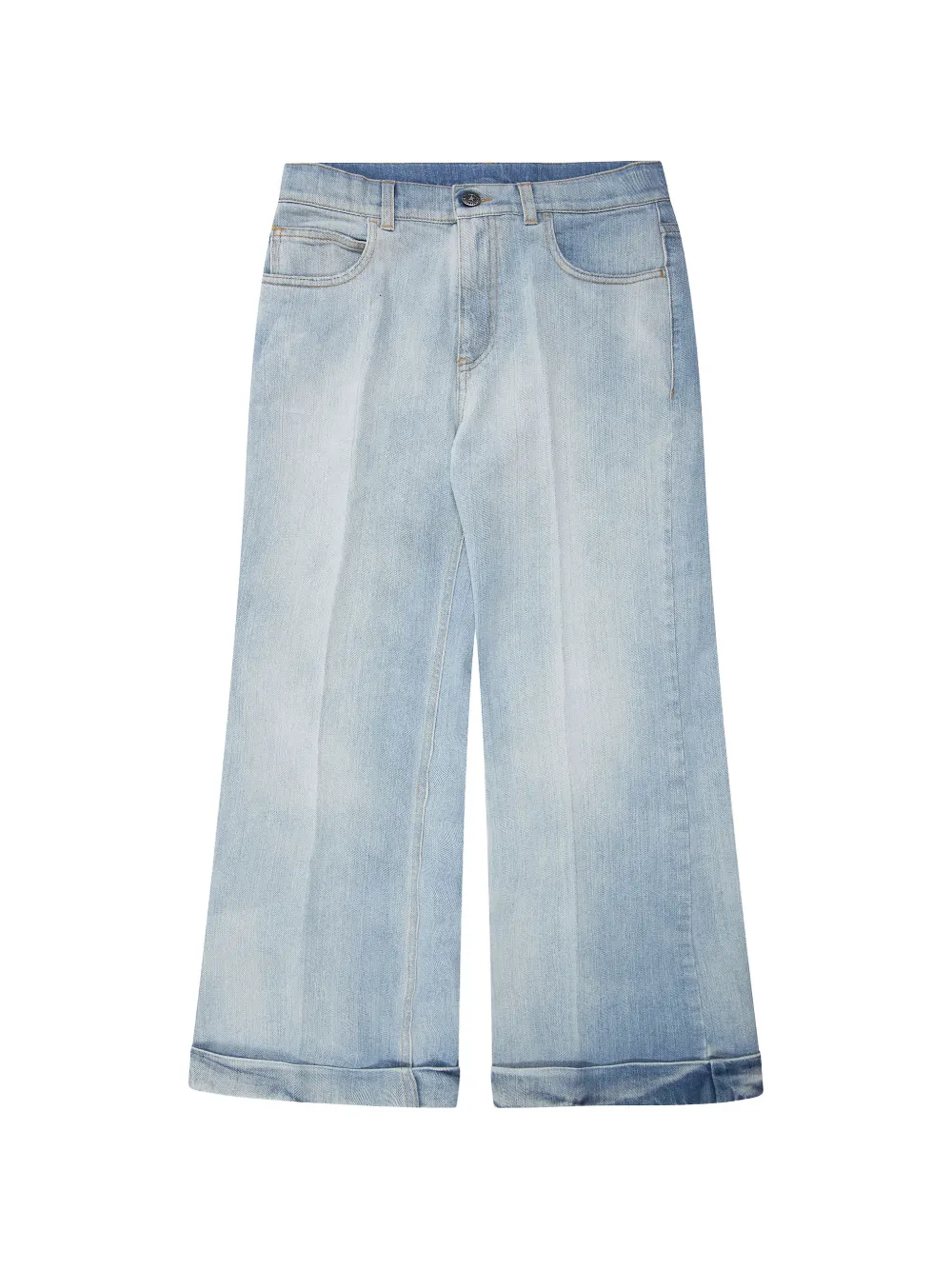 Golden Goose Kids bootcut jeans - Blu