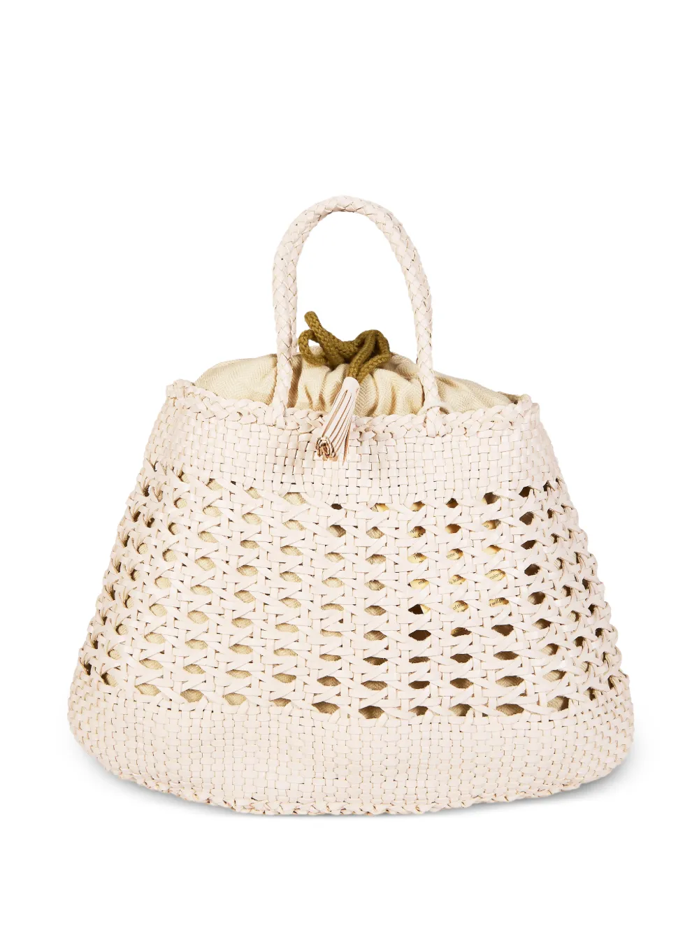 DRAGON DIFFUSION Santa Cano woven shoulder bag - Toni neutri