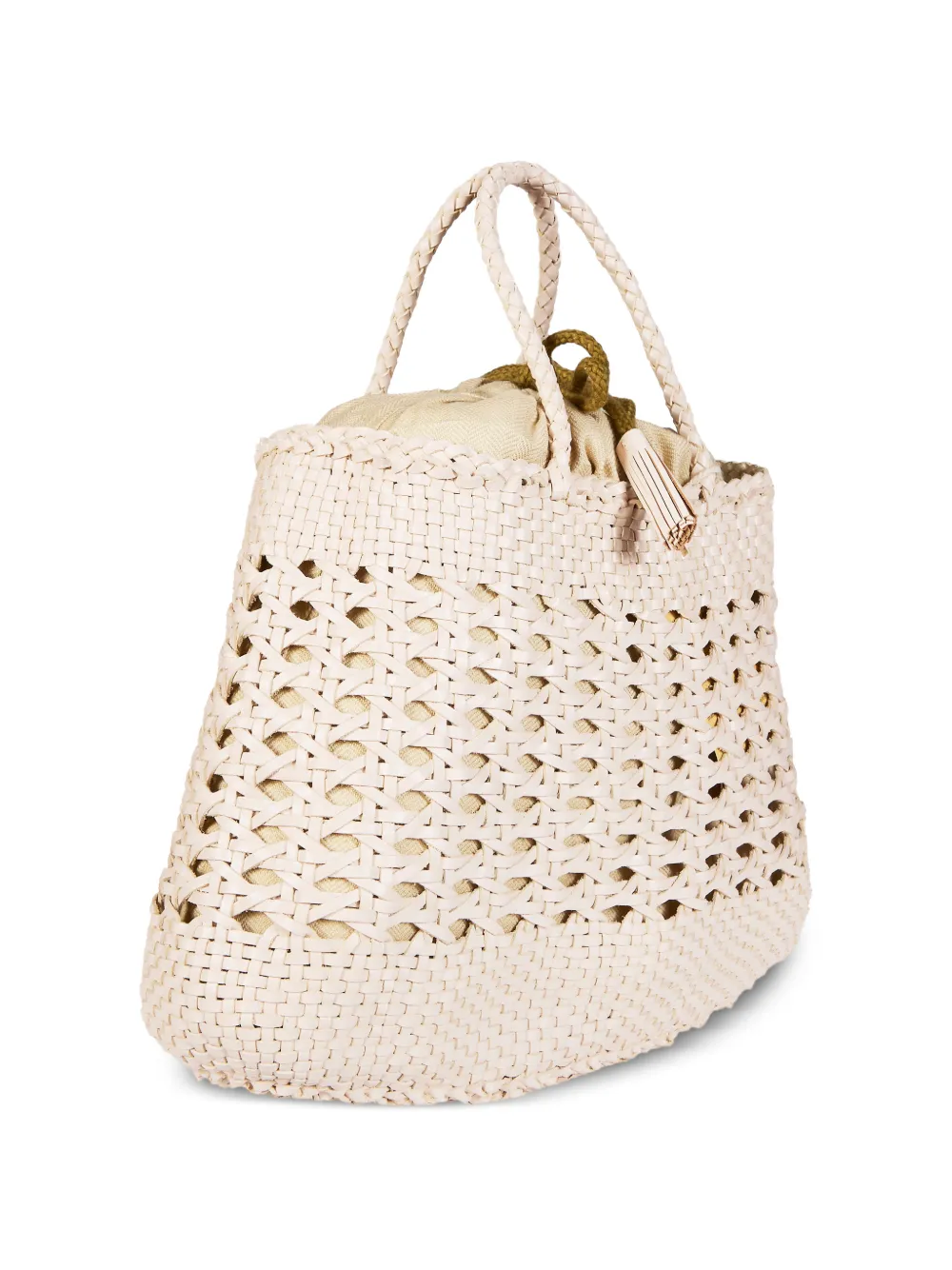  Dragon Diffusion Santa Cano Woven Shoulder Bag - Neutrals 