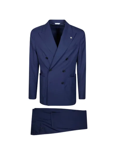 Manuel Ritz double-breasted wool suit