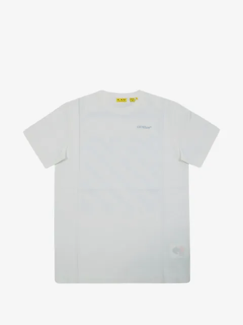 Off-White Kids playera estampada