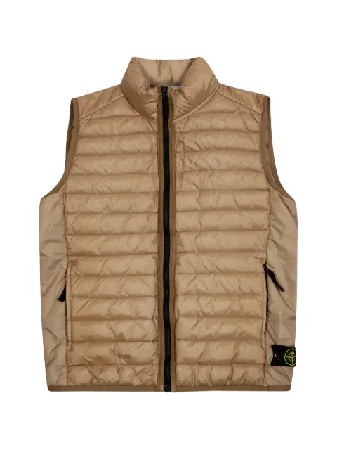 Stone Island Junior quilted sleeveless gilet