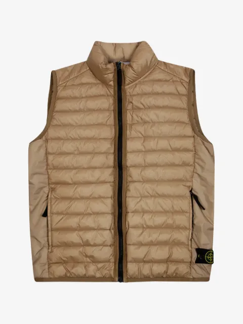 Stone Island Junior chaleco capitonado