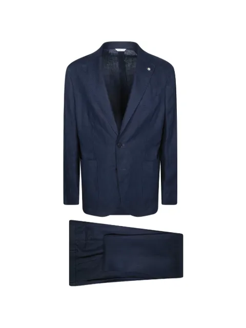 Manuel Ritz linen single-breasted suit