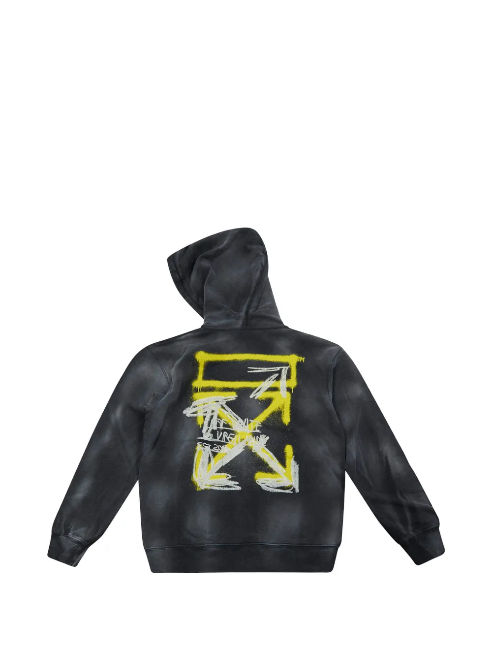  Off-white Kids Zip-up Hoodie - Grey 