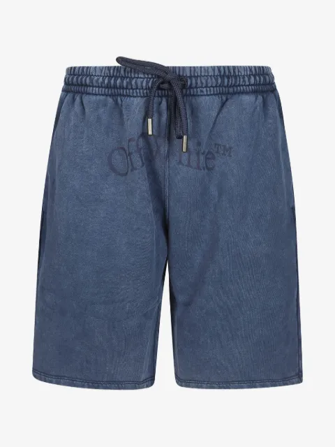 Off-White dawstring cotton shorts