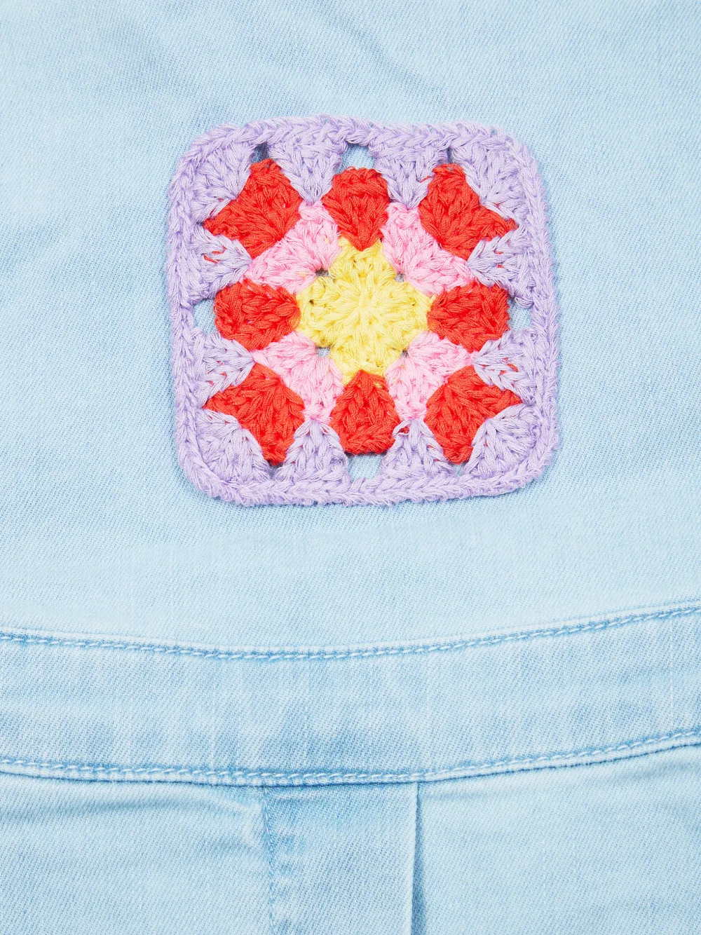 Embroidered Dungaree