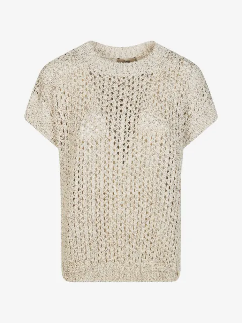 Herno playera con perforaciones