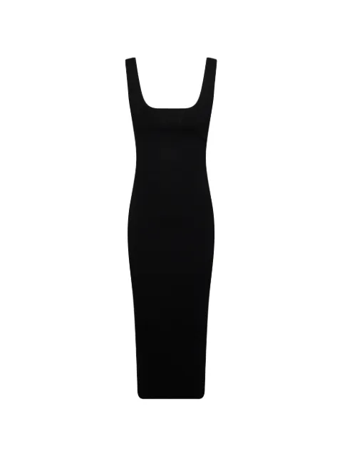 ENTIRE STUDIOS vestido midi con cuello cuadrado