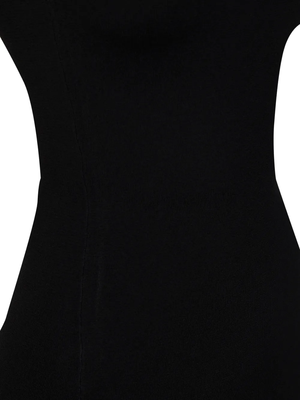  Entire Studios Square-neck Midi Dress - Black 