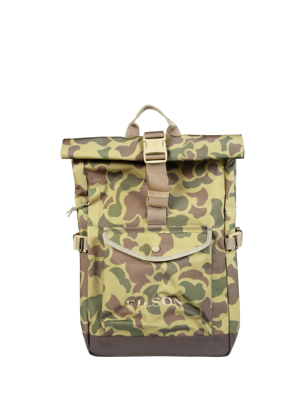 Filson camouflage-print roll-top backpack - Marrone