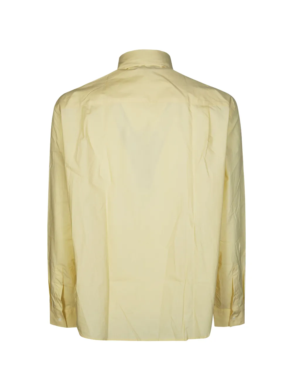 Maison Kitsuné Overhemd met vossenkop patch Geel
