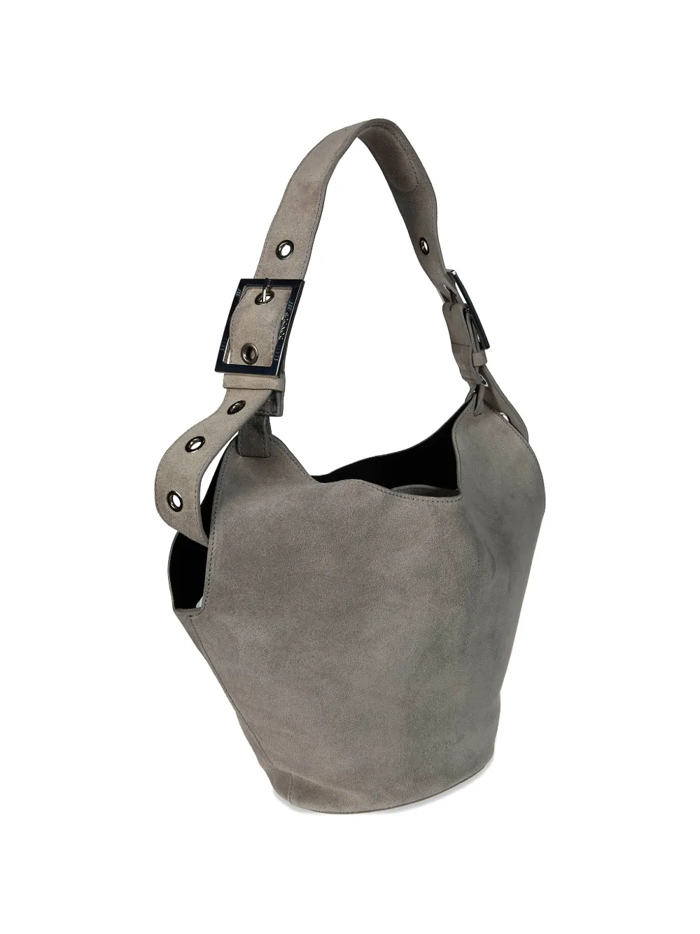  Dondup Buckle-strap Shoulder Bag - Grey 