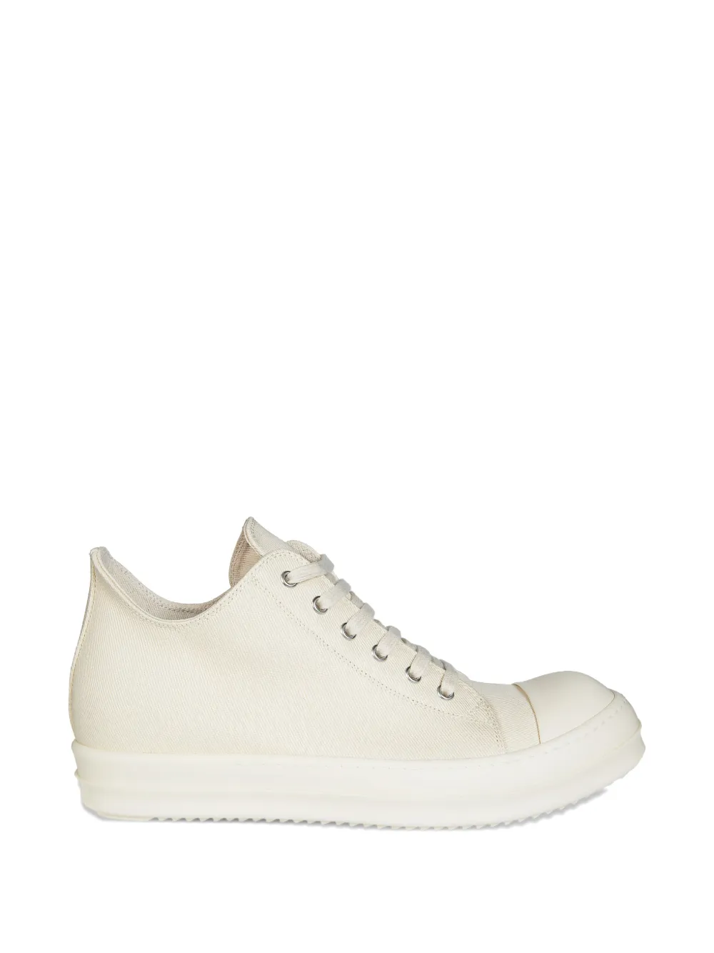 Rick Owens DRKSHDW Temple Low denim sneakers Beige