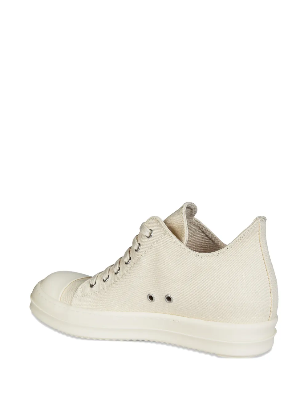 Rick Owens DRKSHDW Temple Low denim sneakers Beige