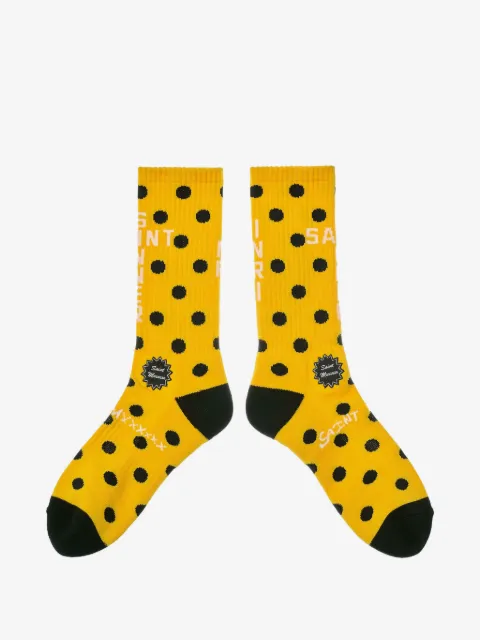 SAINT MXXXXXX polka-dot socks