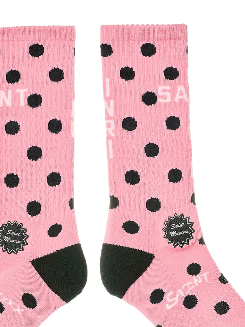  Saint Mxxxxxx Polka-dot Socks - Pink 