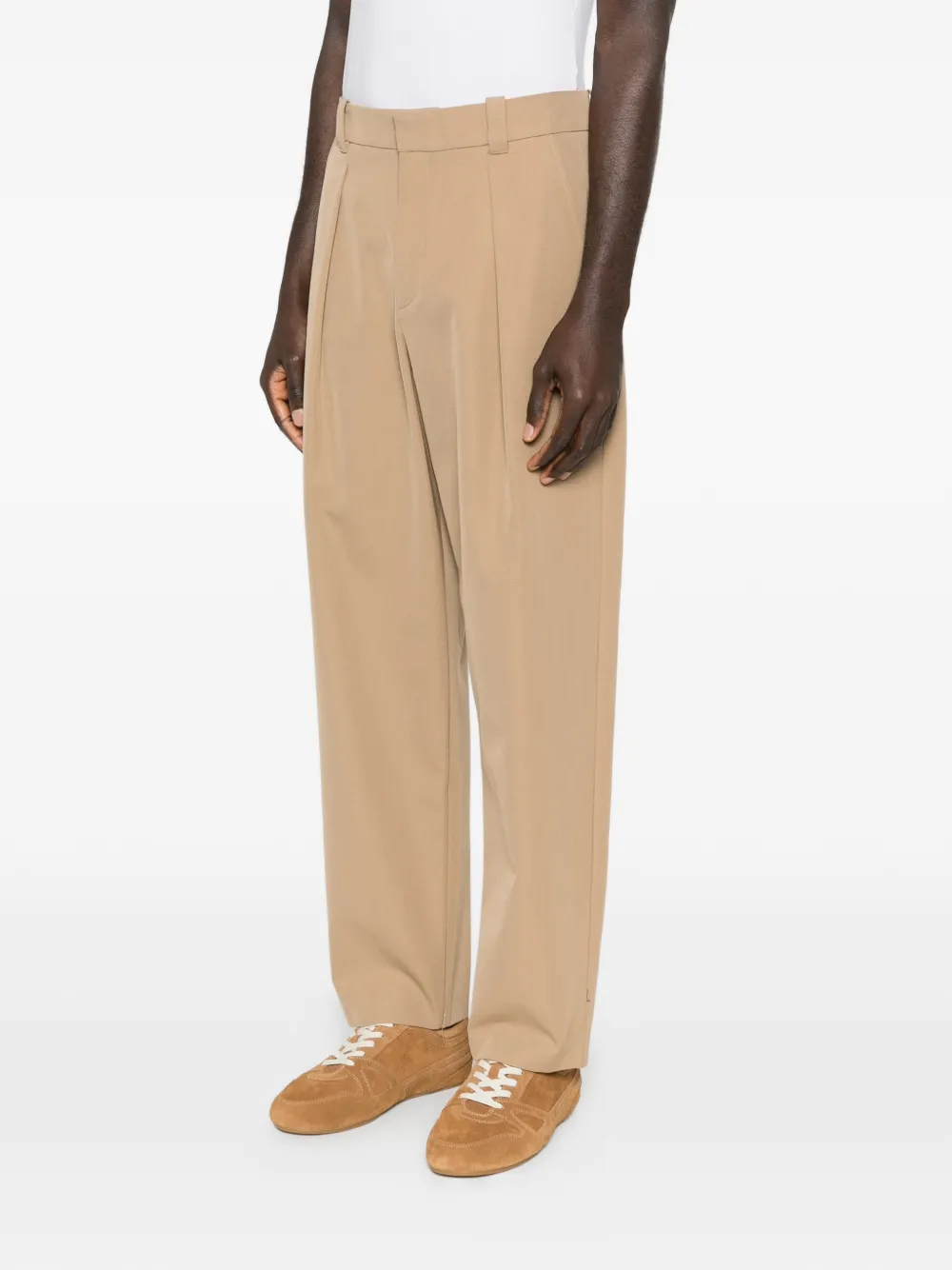 A.P.C. Renato wollen plooibroek Beige