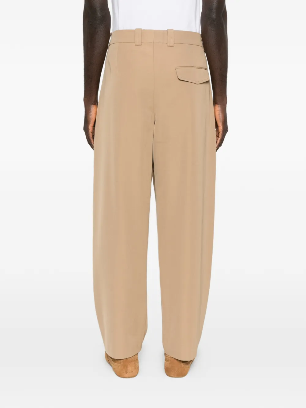 A.P.C. Renato wollen plooibroek Beige