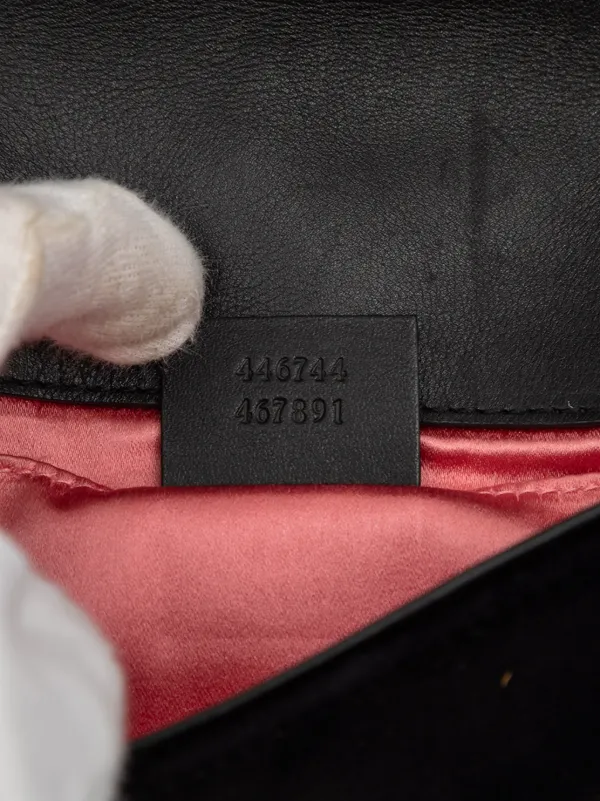 Gucci Pre-Owned 2016-2026 Small GG Marmont Matelasse Velvet