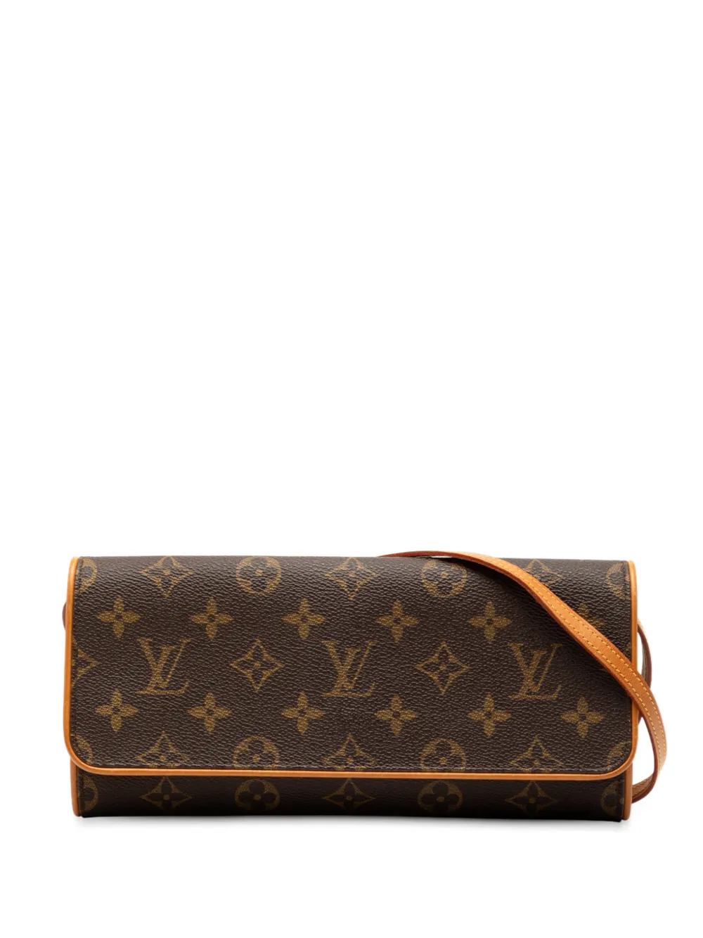 Louis Vuitton Pre-Owned 2000 Monogram Pochette Twin GM crossbody bag - Marrone