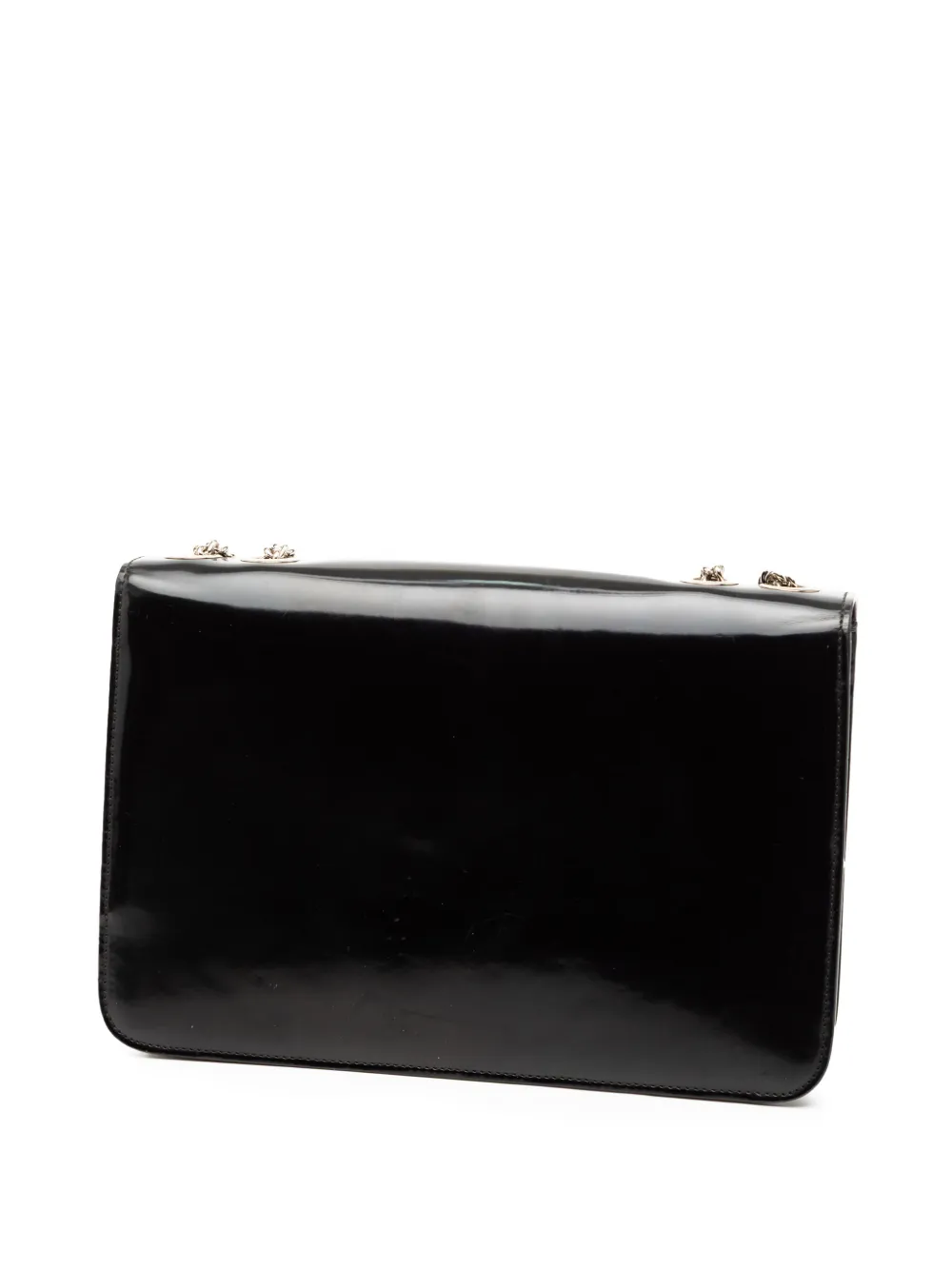 2000-2015 Medium Patent Dollar Interlocking G Crossbody Bag